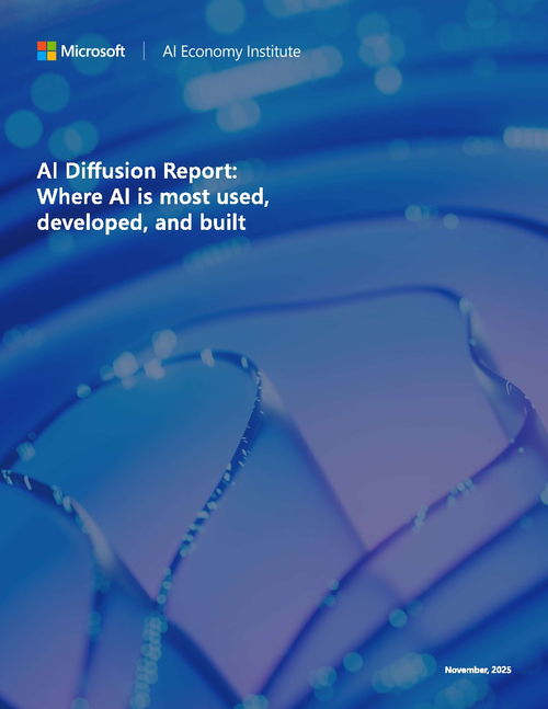 微软《人工智能扩散报告》 解析人工智能基础软件开发的战略布局与行业影响